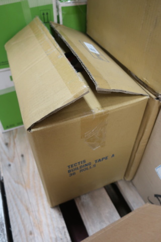 1029248-8 Pallet with joint tape, asbestos tape, construction tape, etc