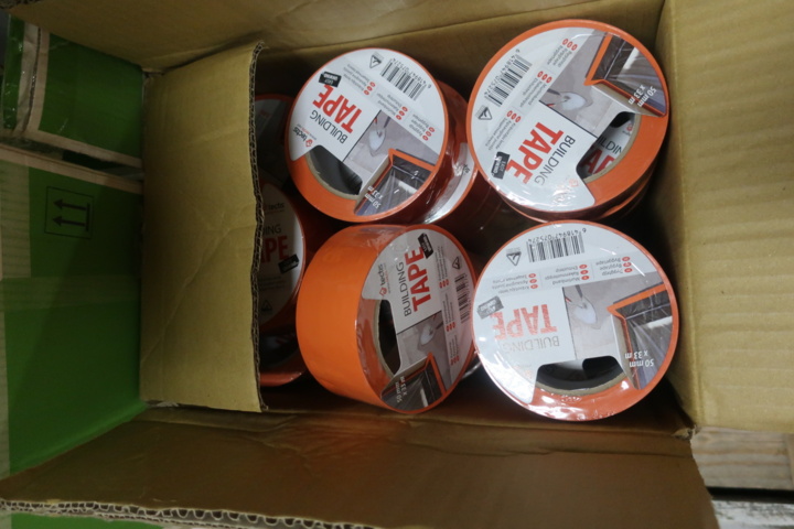 1029248-9 Pallet with joint tape, asbestos tape, construction tape, etc