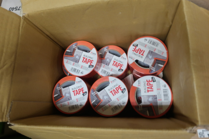 1029248-10 Pallet with joint tape, asbestos tape, construction tape, etc