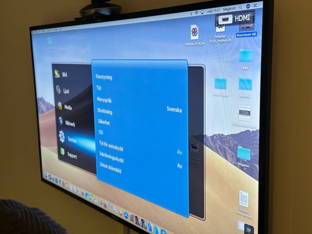 991547-2 Tv 55" Samsung wall mounted