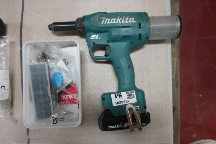 1029257-1 Pop rivet gun, Makita LXT DRV150