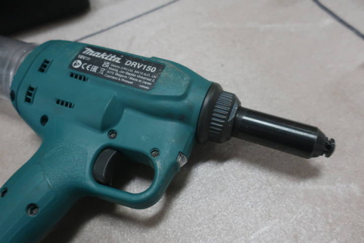 1029258-4 Pop rivet gun, Makita LXT DRV150