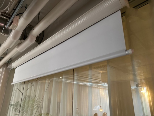 991550-11 Projector Notevision Sharp and projection screen