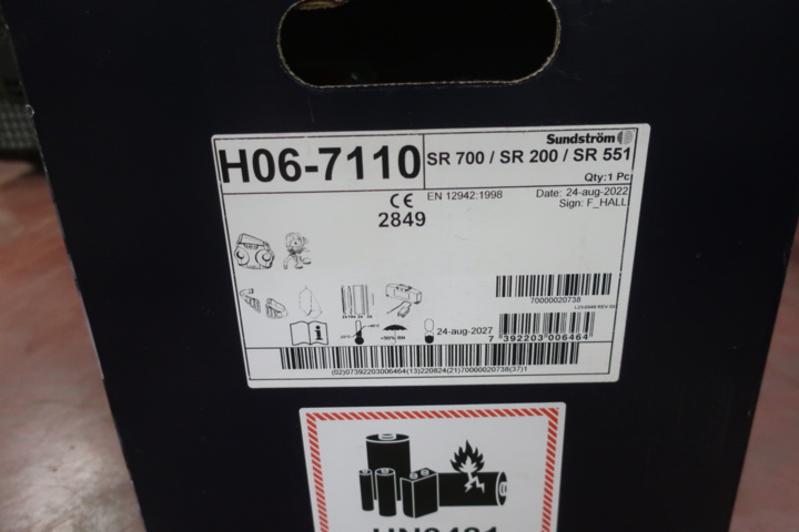 1029323-4 Fan package, Sundström SR700 and full mask SR200