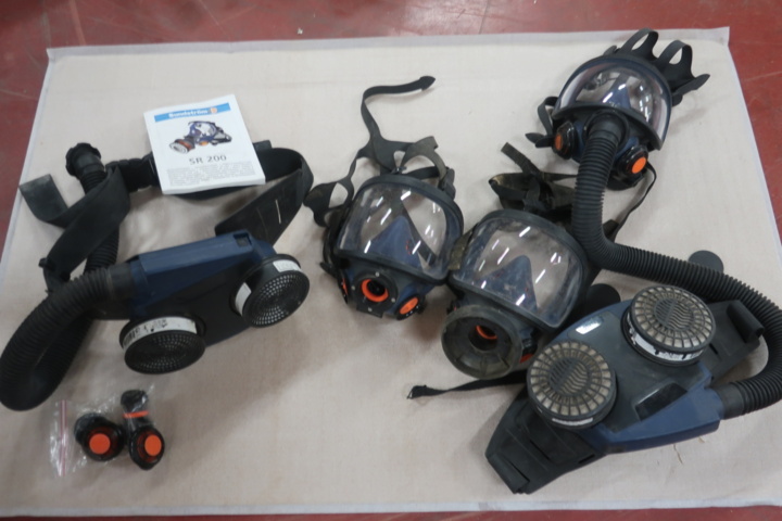 1029325-1 Fresh air masks, Sundström, 2 pcs SR700 and 3 pcs SR200
