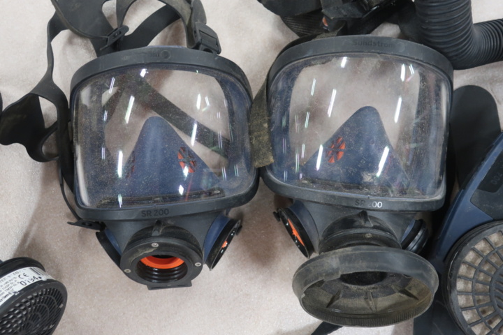 1029325-4 Fresh air masks, Sundström, 2 pcs SR700 and 3 pcs SR200