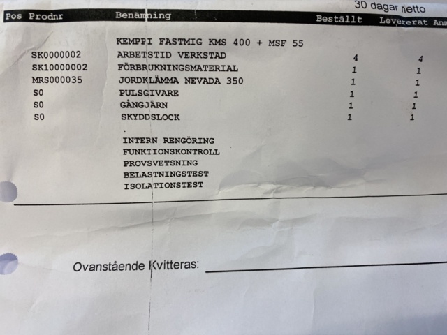 1024593-15 Mig weld Kemppi Fastmig KMS 400