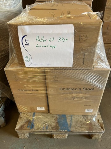 1038538-4 Stools Älva of Sweden white, 30 pcs