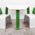 1038540-1 Mini furniture set Älva of Sweden white/green, 13 pcs
