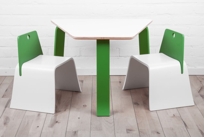 1038540-1 Mini furniture set Älva of Sweden white/green, 13 pcs