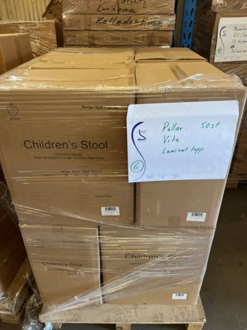 1038541-4 Stools Älva of Sweden white, 50 pcs