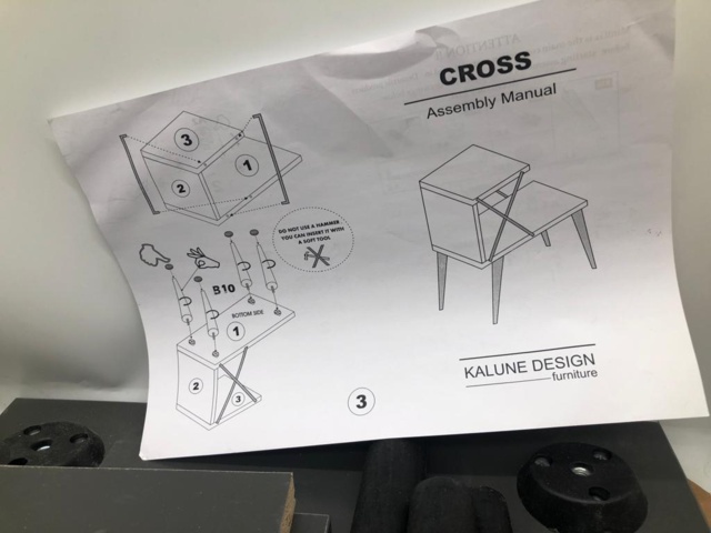 1037946-9 1 side table Loto Living + 1 bedside table Loto Living (518)