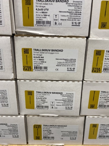 1040014-7 Pallet with banded trolley screw VSB