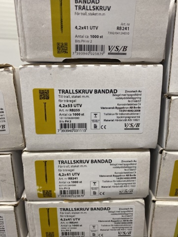 1040014-10 Pallet with banded trolley screw VSB