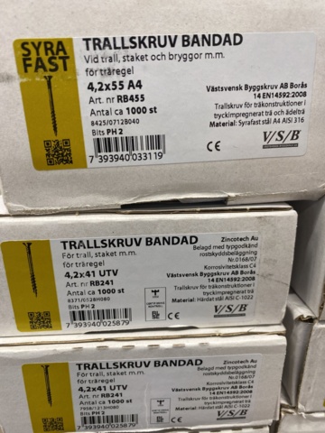 1040014-13 Pallet with banded trolley screw VSB