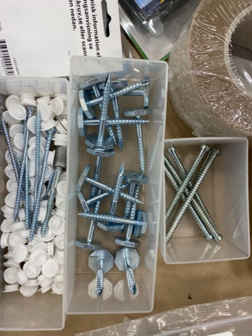 1040022-5 Tape, Frame adjuster, Bits Deck Tool, Window sheet screw, Center drill, etc