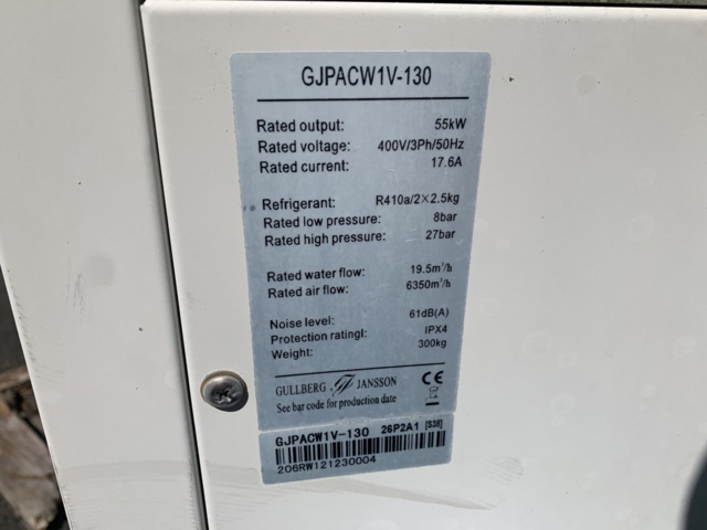 1036545-7 Pool heat pump 55kW