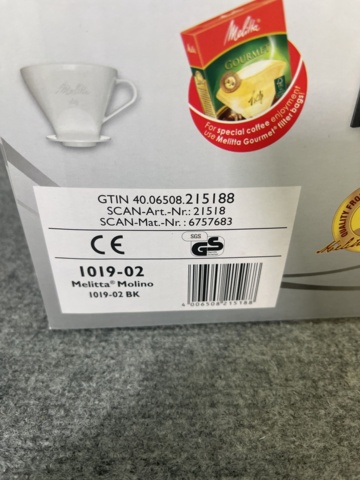 803260-4 Coffee grinder from Melitta (NEW in box)