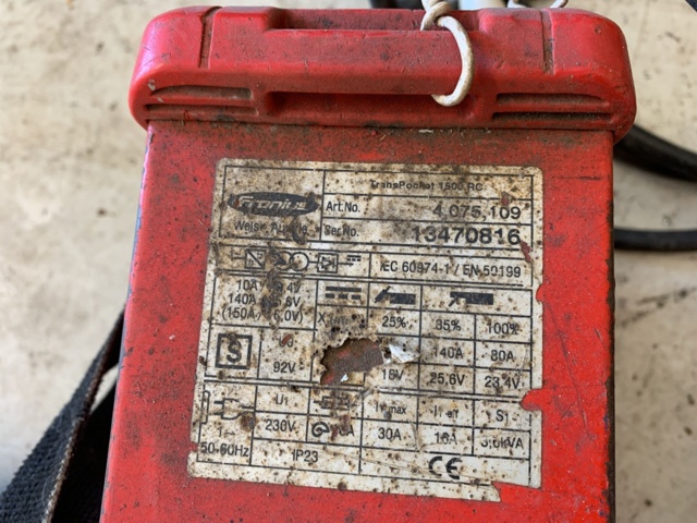 992976-6 Electric welders 2 Fronius TransPocket 1500 RC