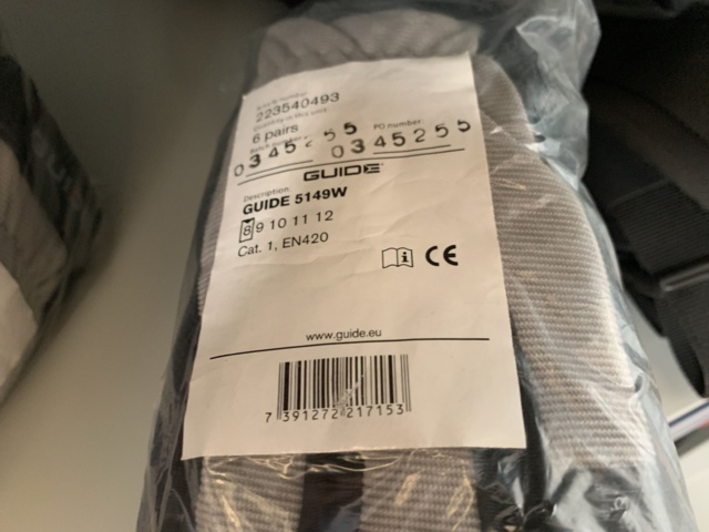 1036581-11 Parti handskar , städmoppar