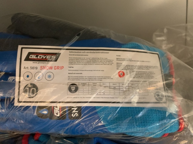 1036581-16 Parti handskar , städmoppar