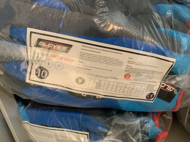 1036581-17 Parti handskar , städmoppar