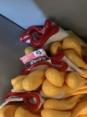 1036581-21 Parti handskar , städmoppar