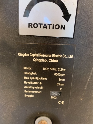 993005-5 Straight and plane planer 260mm Proofy EHM 260