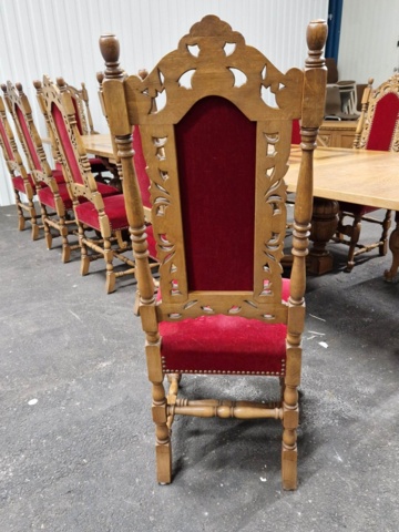 1040224-2 Dining room furniture 11 pieces Baroque style 19th/20th century