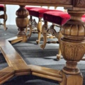1040224-17 Dining room furniture 11 pieces Baroque style 19th/20th century