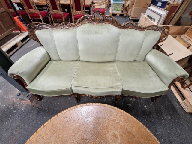 1040225-3 Sofa group 4 parts Chippendale style