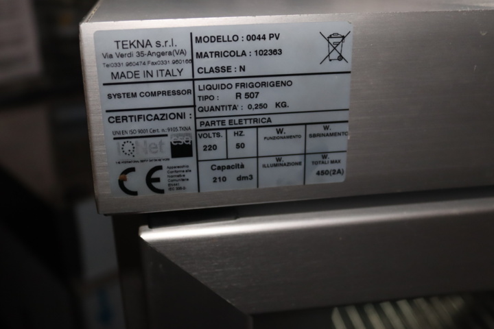 1040229-5 Tekna 0044 PV Exposure cooler for drinks