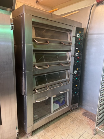 981045-1 Pizza oven with 3 compartments Sveba Dahlen DC-32