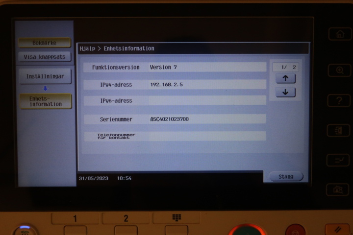 1029436-6 Multifunction printer, Konica Minolta, bizhub C224e