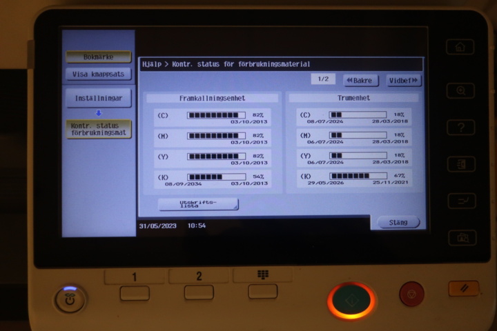 1029436-7 Multifunction printer, Konica Minolta, bizhub C224e