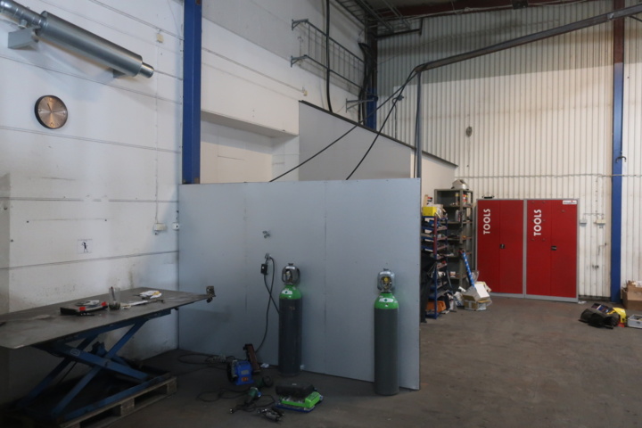 1029464-3 Welding walls/workshop wall, 4 pcs