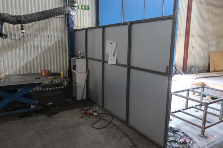 1029464-4 Welding walls/workshop wall, 4 pcs