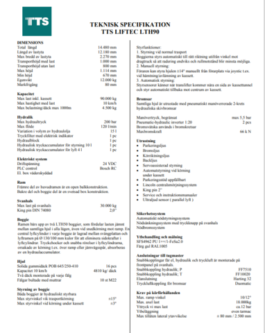 1039877-25 Secuvagn Liftec LTH 90 S