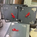 1001639-3 5 pieces Fall protection hooks on plate