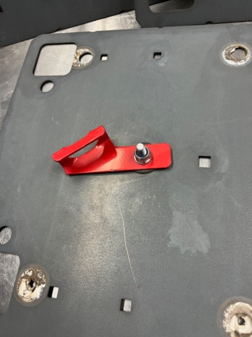 1001639-4 5 pieces Fall protection hooks on plate