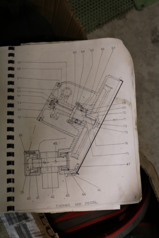 998605-25 Bandsåg Thomas 310A (Reparationsobjekt)