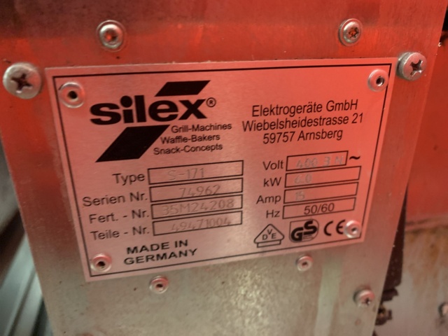 780985-4 Clamp grill Silex S-171