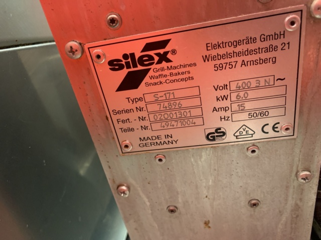 780986-4 Clamp grill Silex S-171