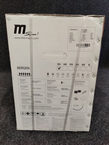 1040711-9 Uppblåsbart Spabad Bergen C-BE061 Comfort