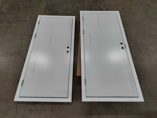 1040644-1 2 steel doors