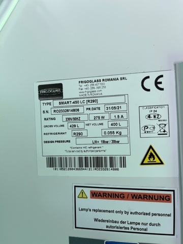 1025945-4 Frigoglass Smart 450 LC Refrigerator