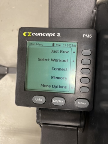 963362-3 Rowing machine, Concept2 Indoor Rower Model D