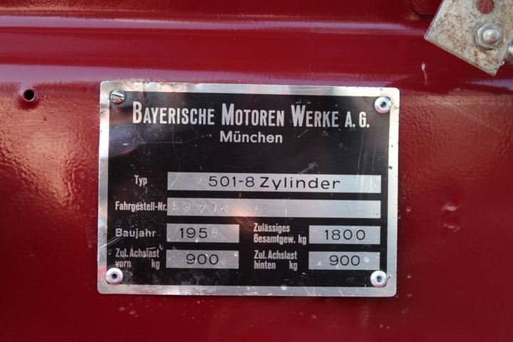 1040986-47 BMW 501/8 2.6 V8 - 1956