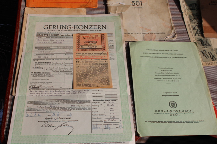 1040986-91 BMW 501/8 2.6 V8 - 1956