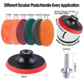 1040900-3 5 pcs drill kit with brushes and pads - Shipping included